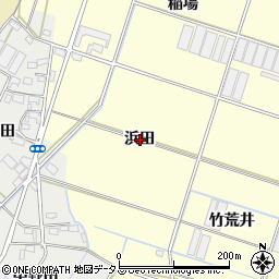 愛知県西尾市一色町大塚浜田周辺の地図