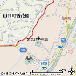 兵庫県神戸市北区有馬町1656周辺の地図