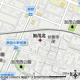 兵庫県姫路市飾磨区加茂北27周辺の地図