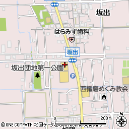 兵庫県姫路市網干区坂出96周辺の地図