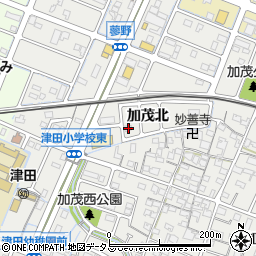 兵庫県姫路市飾磨区加茂北44周辺の地図