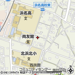 静岡県浜松市浜名区西美薗2933周辺の地図