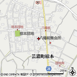 三重県津市芸濃町椋本1018周辺の地図