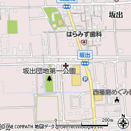 兵庫県姫路市網干区坂出99-3周辺の地図