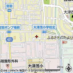 兵庫県姫路市勝原区宮田67周辺の地図