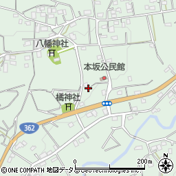 静岡県浜松市浜名区三ヶ日町本坂437周辺の地図