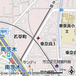 ダスキンメリーメイド茨木店周辺の地図