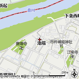 愛知県豊橋市下条西町池端2766周辺の地図