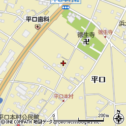 静岡県浜松市浜名区平口571周辺の地図