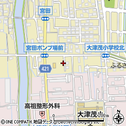 兵庫県姫路市勝原区宮田27周辺の地図