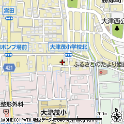 兵庫県姫路市勝原区宮田67-2周辺の地図