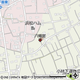 静岡県浜松市浜名区小林587-1周辺の地図