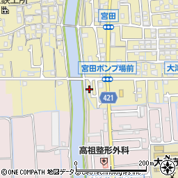 兵庫県姫路市勝原区宮田18周辺の地図