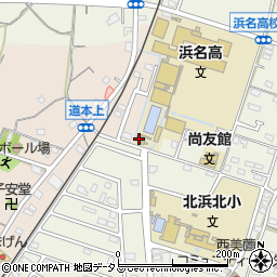 静岡県浜松市浜名区道本328周辺の地図