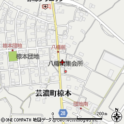 三重県津市芸濃町椋本1568-4周辺の地図