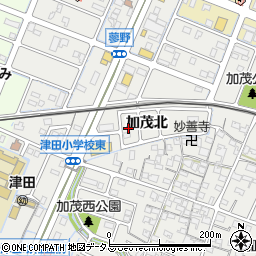 兵庫県姫路市飾磨区加茂北45周辺の地図