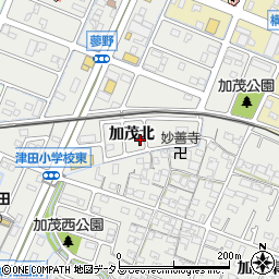 兵庫県姫路市飾磨区加茂北34周辺の地図