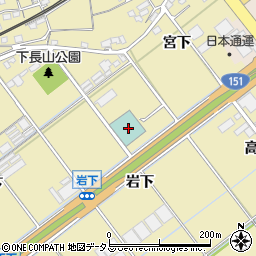 愛知県豊川市下長山町岩下48周辺の地図