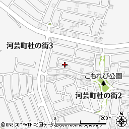 杜の街アカシア西公園周辺の地図