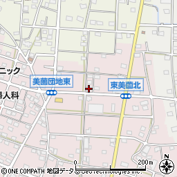 静岡県浜松市浜名区東美薗1581周辺の地図