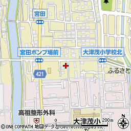 兵庫県姫路市勝原区宮田29周辺の地図