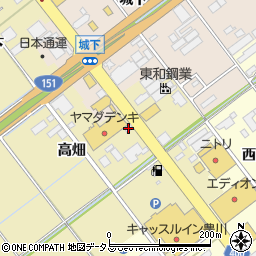 パステル豊川店周辺の地図