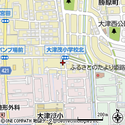 兵庫県姫路市勝原区宮田69-2周辺の地図