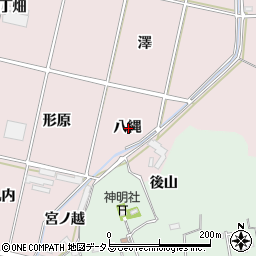 愛知県西尾市吉良町饗庭八縄周辺の地図