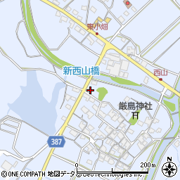 兵庫県加古川市平荘町西山197周辺の地図