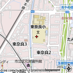 大阪府茨木市東奈良周辺の地図