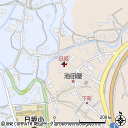 静岡県掛川市日坂891周辺の地図