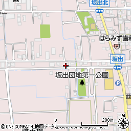 兵庫県姫路市網干区坂出122周辺の地図