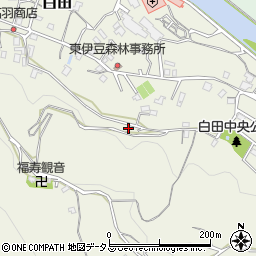 静岡県賀茂郡東伊豆町白田502周辺の地図