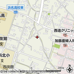 静岡県浜松市浜名区西美薗1980周辺の地図