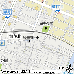 兵庫県姫路市飾磨区加茂北5周辺の地図