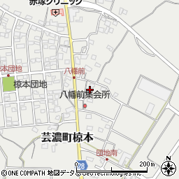 三重県津市芸濃町椋本1572周辺の地図