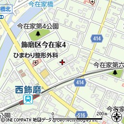 県営姫路今在家鉄筋住宅周辺の地図
