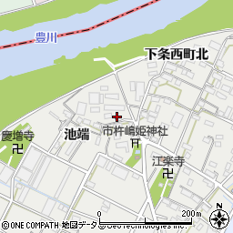 愛知県豊橋市下条西町池端2753周辺の地図