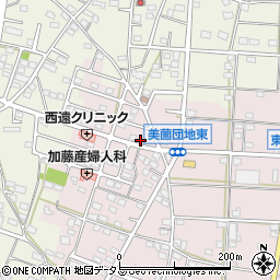 静岡県浜松市浜名区東美薗1467-10周辺の地図