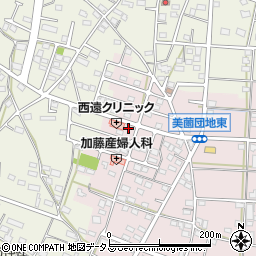 静岡県浜松市浜名区東美薗1552周辺の地図