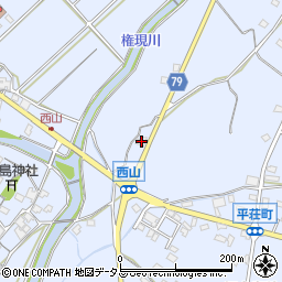 兵庫県加古川市平荘町西山22周辺の地図