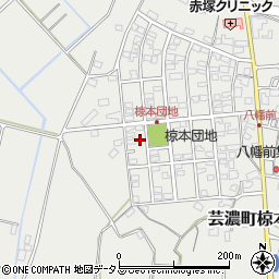 三重県津市芸濃町椋本852周辺の地図