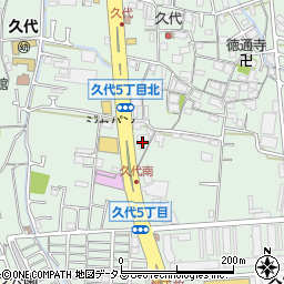 有限会社ホワイト急便　池田　摂代店周辺の地図