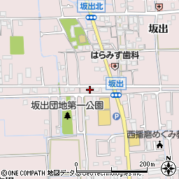 兵庫県姫路市網干区坂出89周辺の地図