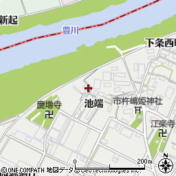 愛知県豊橋市下条西町池端2809周辺の地図