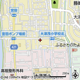 兵庫県姫路市勝原区宮田66周辺の地図