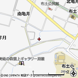 愛知県知多郡美浜町布土周辺の地図