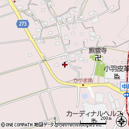 静岡県袋井市萱間558周辺の地図
