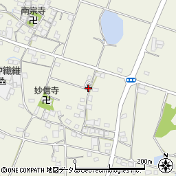 兵庫県加古川市西神吉町鼎734-1周辺の地図