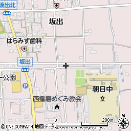 兵庫県姫路市網干区坂出294-6周辺の地図